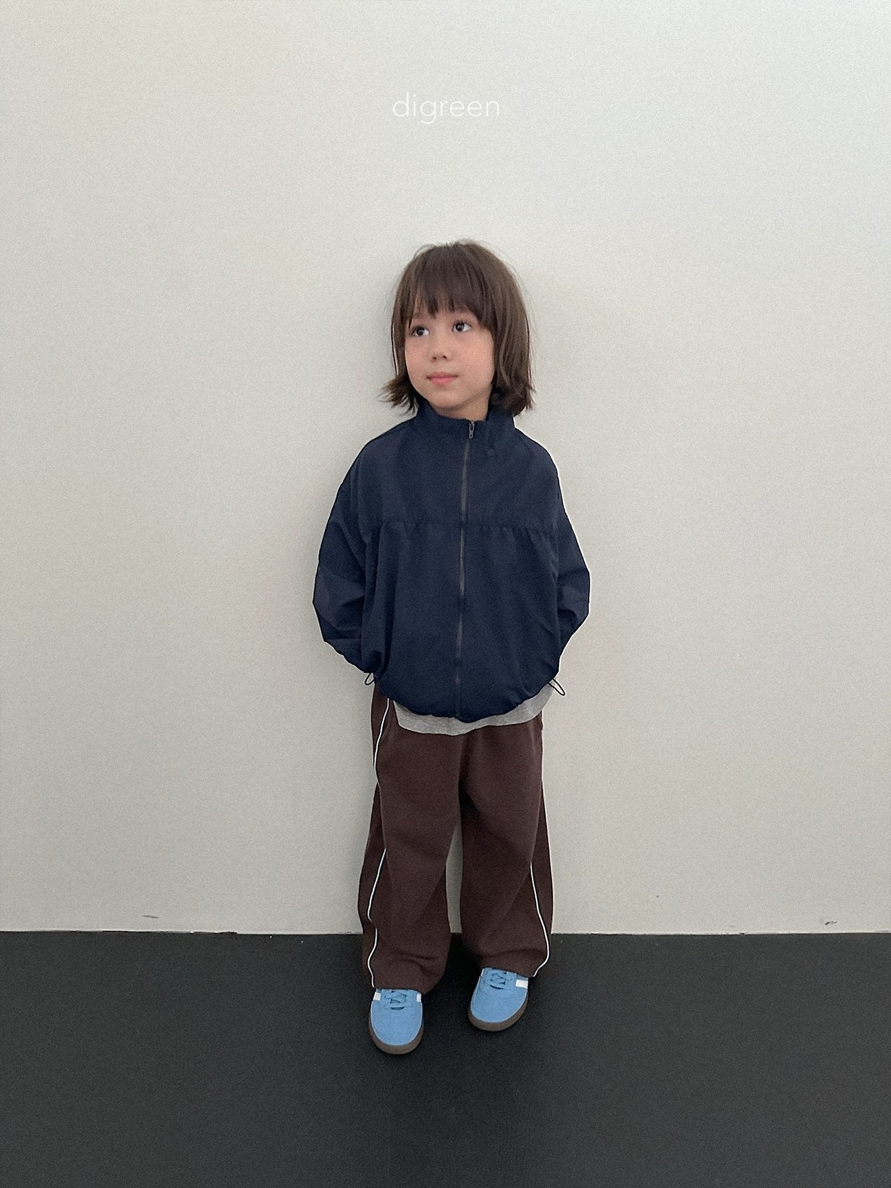 《予約》Rib Windbreaker / digreen