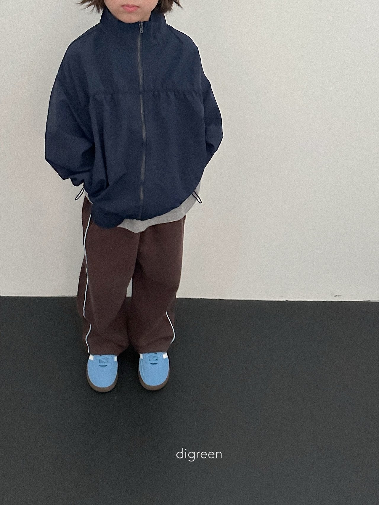 《予約》Rib Windbreaker / digreen