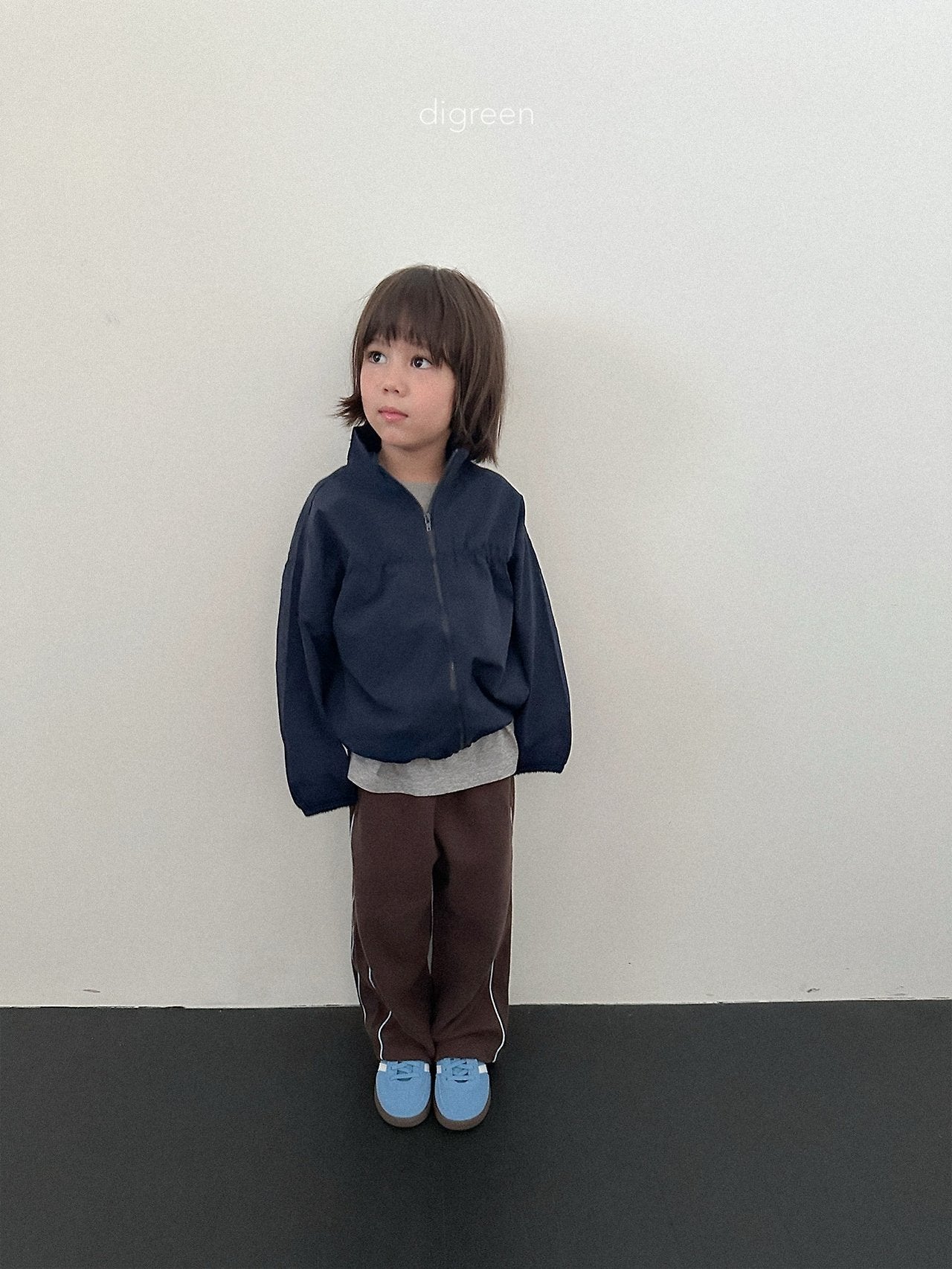 《予約》Rib Windbreaker / digreen
