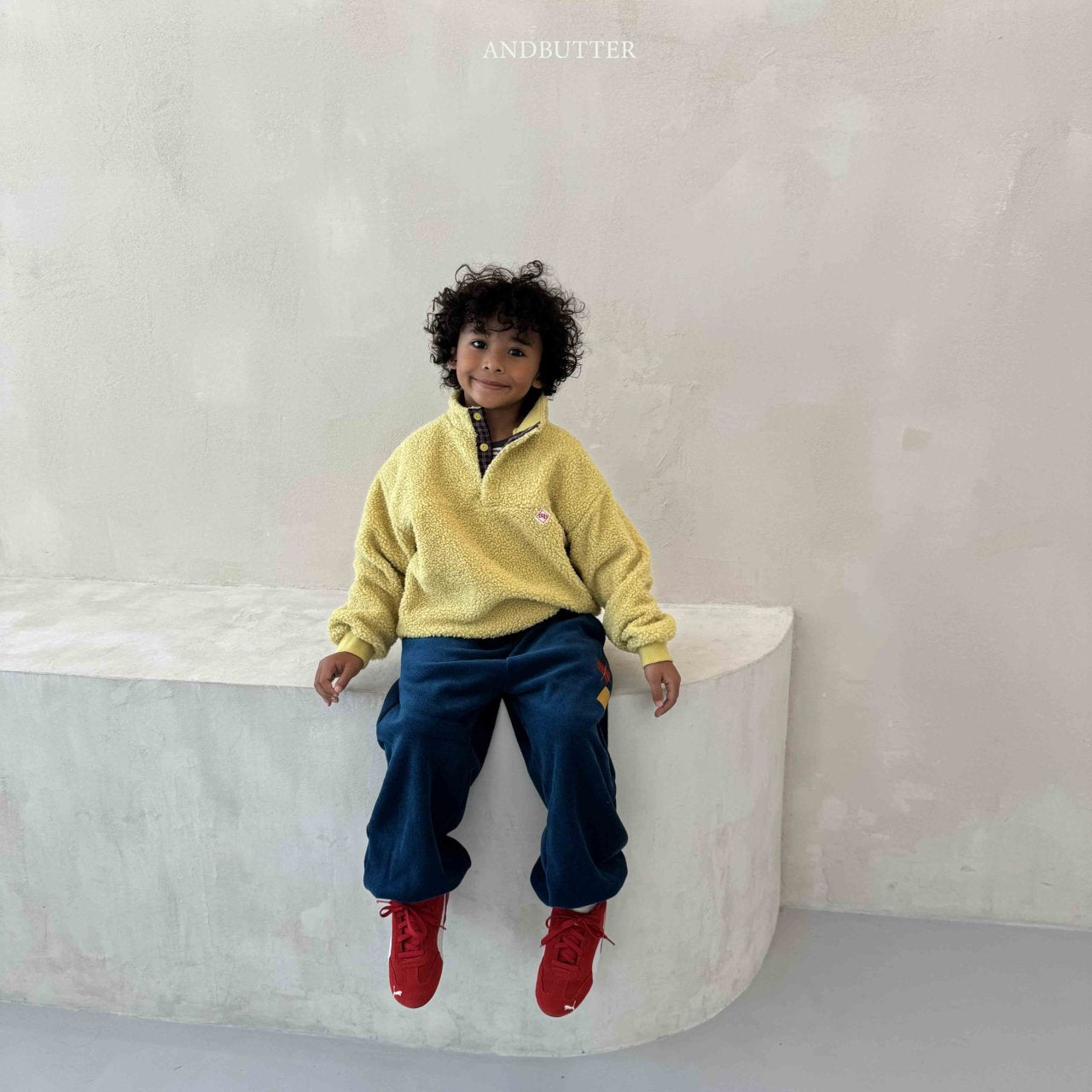 《予約》Argyle Terry Jogger Pants / andbutter