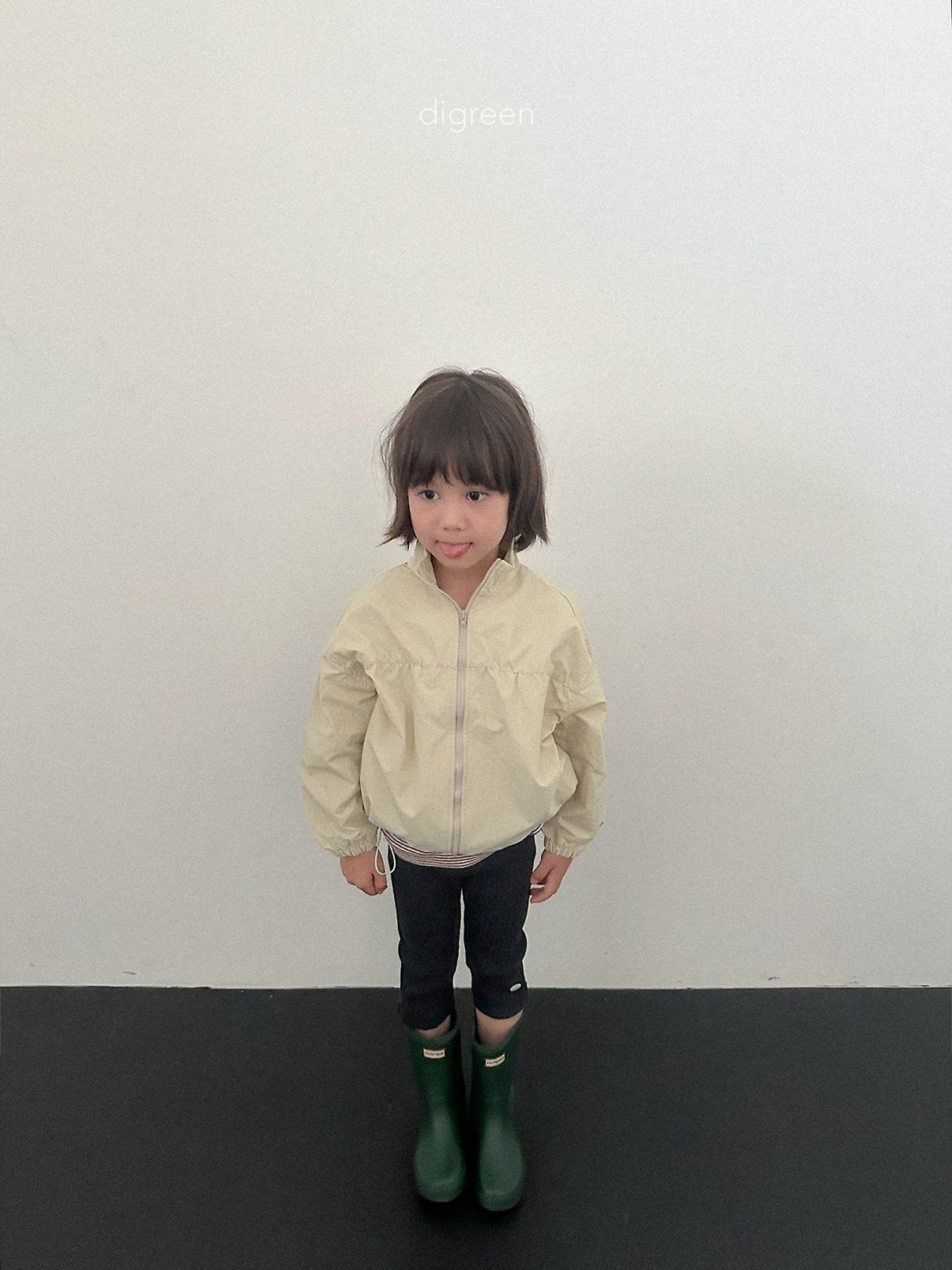 《予約》Rib Windbreaker / digreen