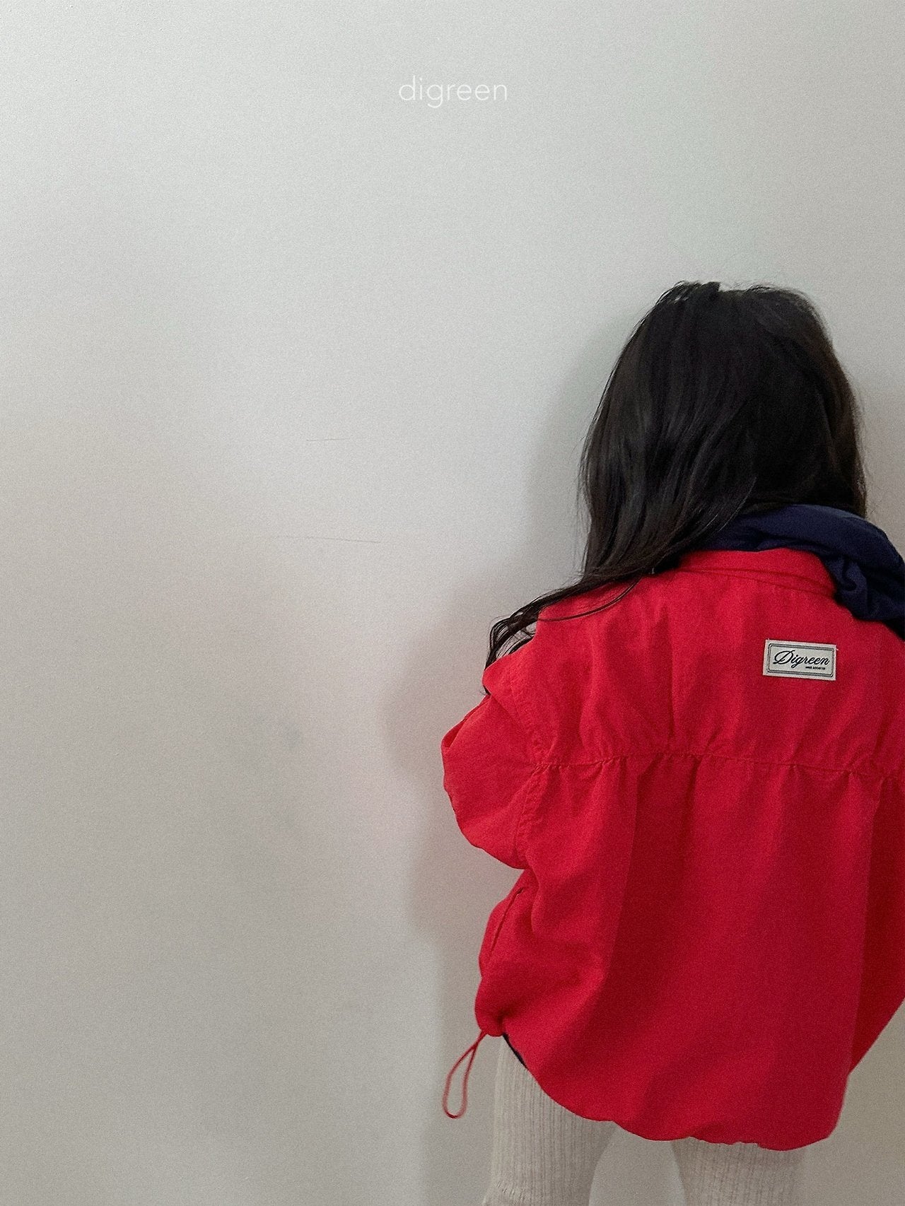 《予約》Rib Windbreaker / digreen
