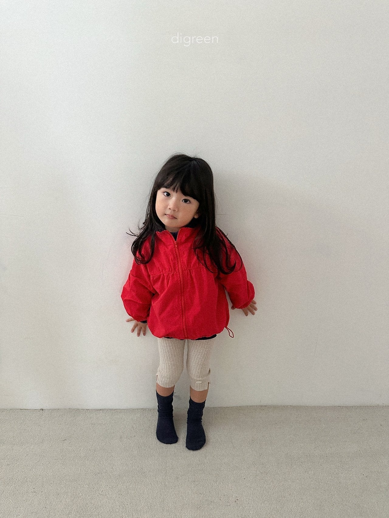 《予約》Rib Windbreaker / digreen