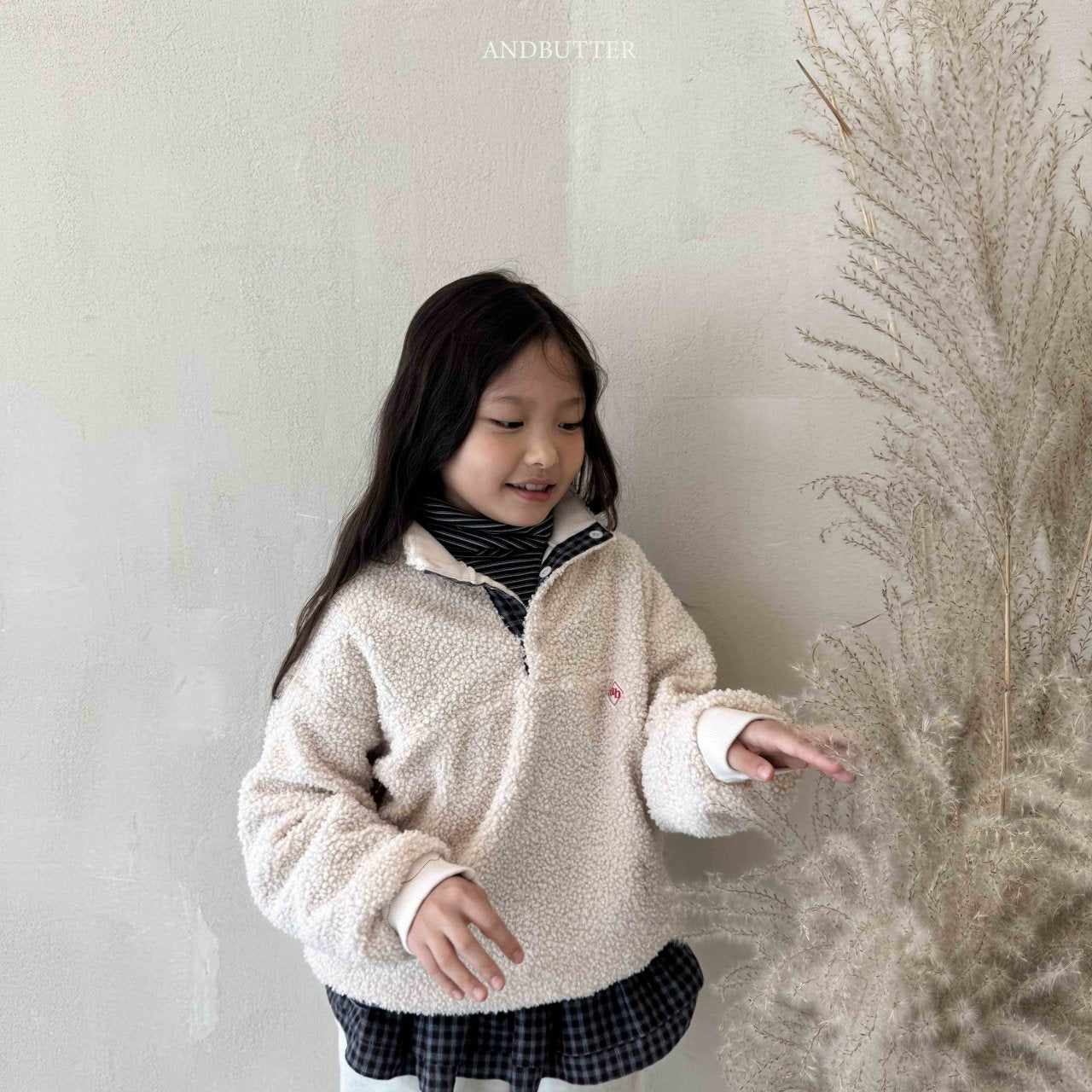 《予約》Art Stripe Turtleneck / andbutter