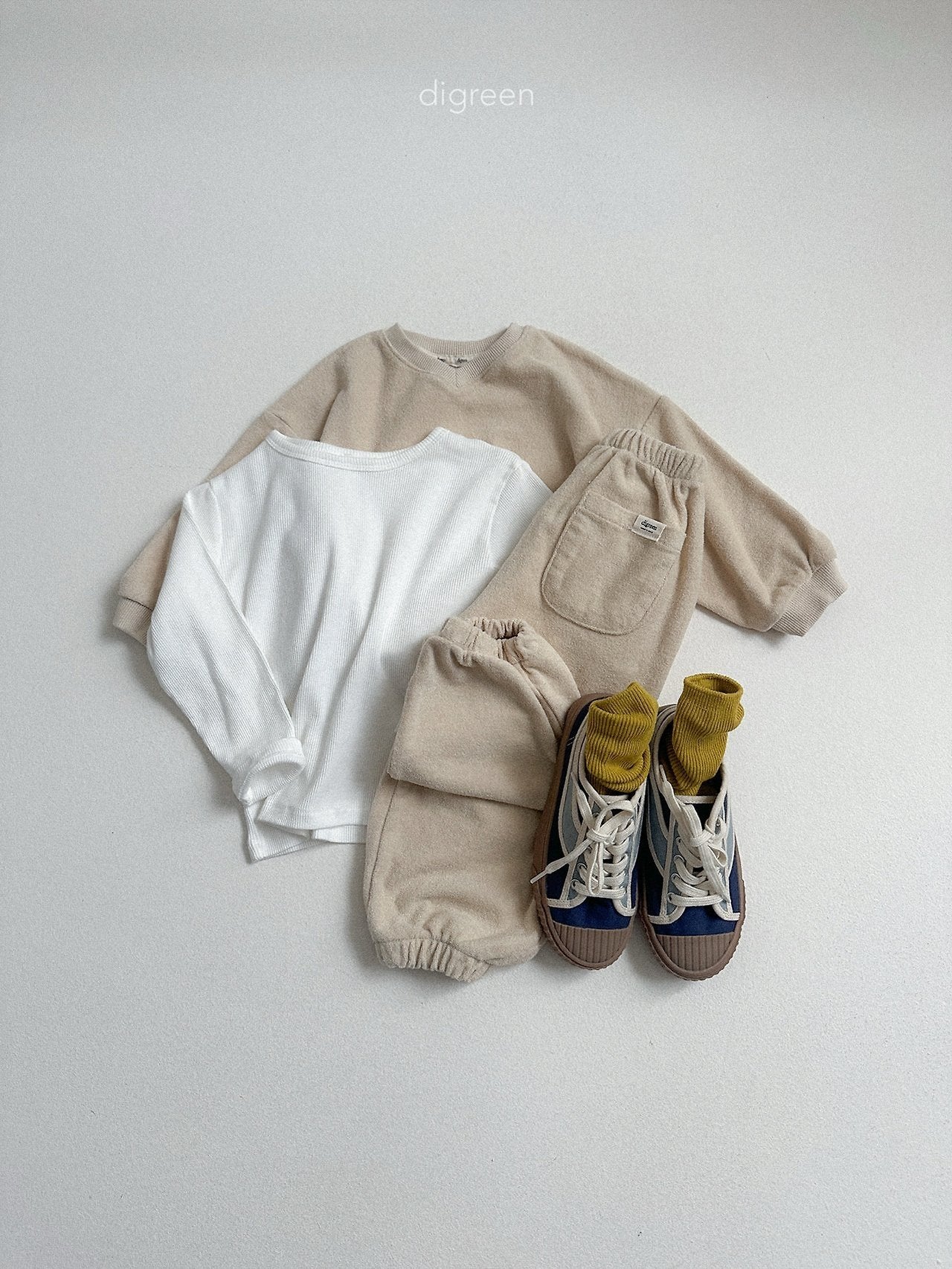 《予約》Sand Terry Jogger Pants / digreen