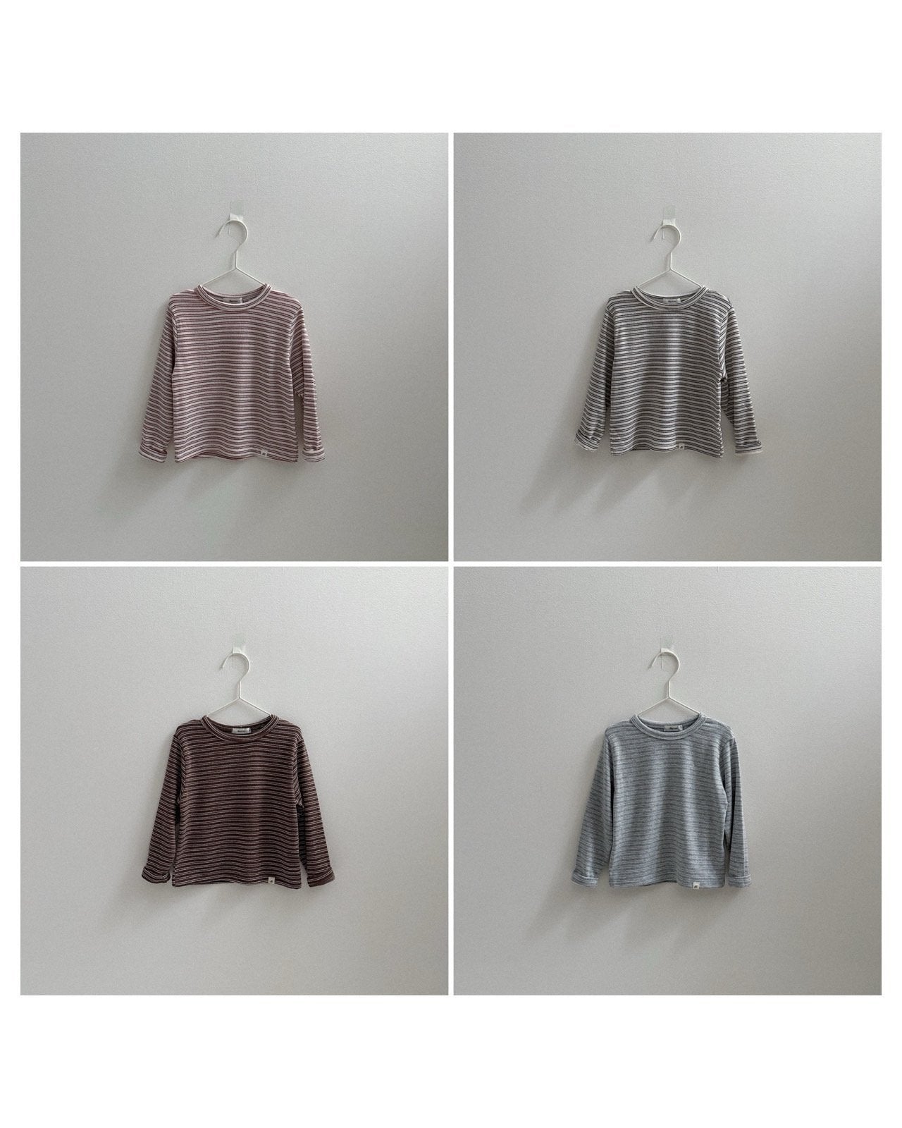 《予約》Stripe Latte Tee / digreen