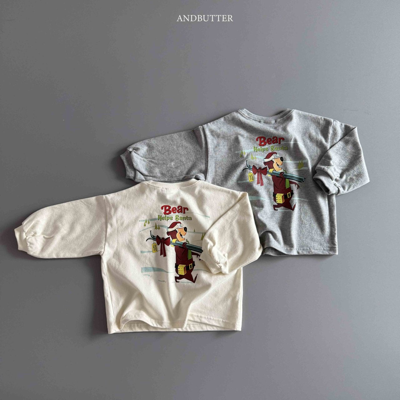 《予約》Santa Bear Tee / andbutter