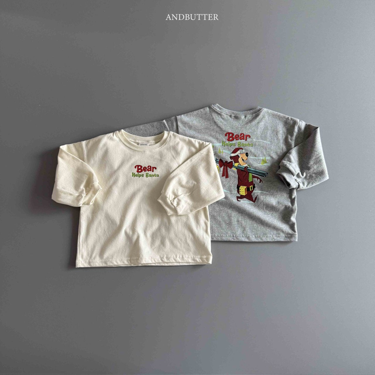 《予約》Santa Bear Tee / andbutter