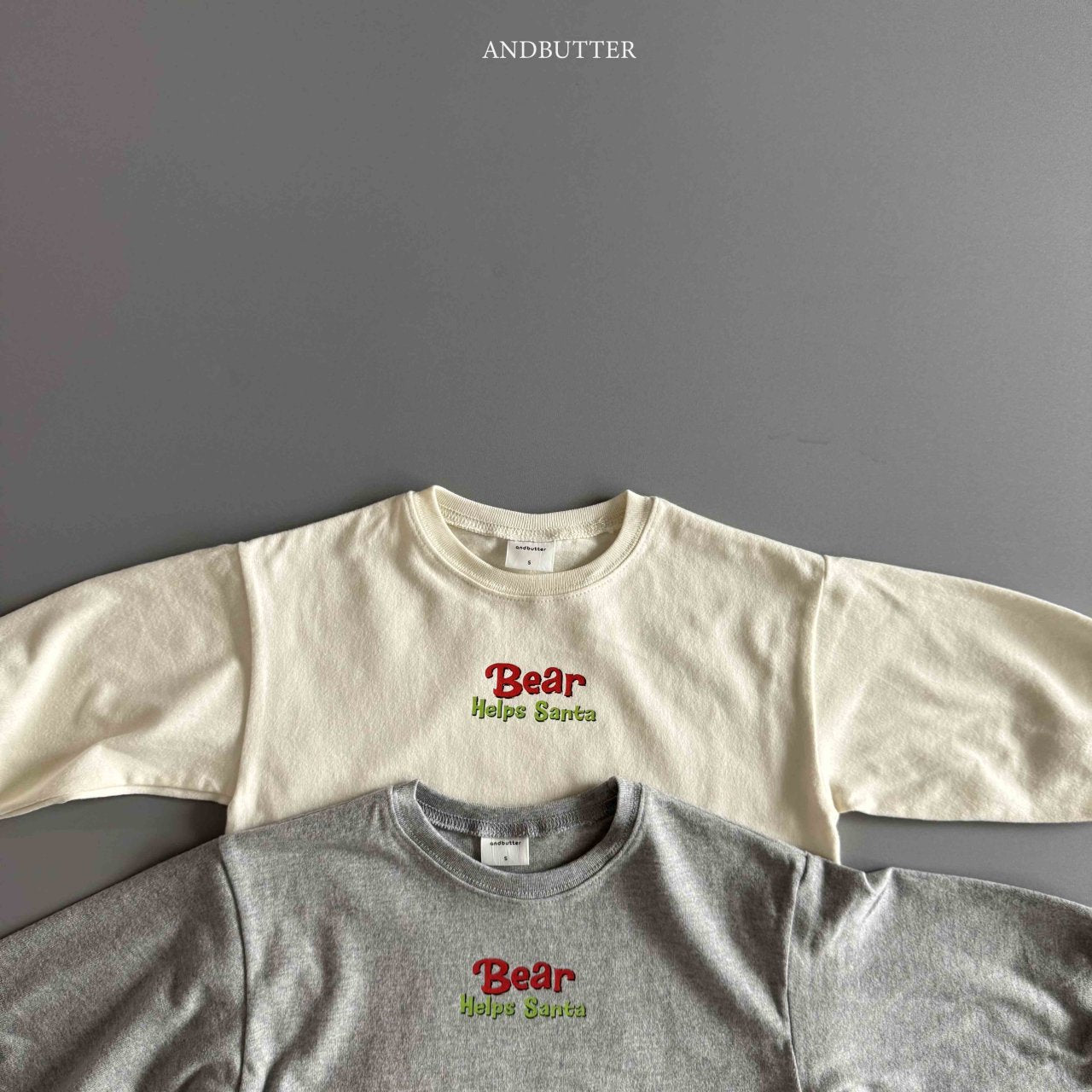 《予約》Santa Bear Tee / andbutter