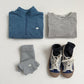 《予約》Stripe Latte Tee / digreen