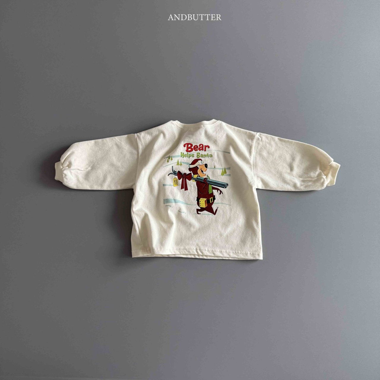 《予約》Santa Bear Tee / andbutter