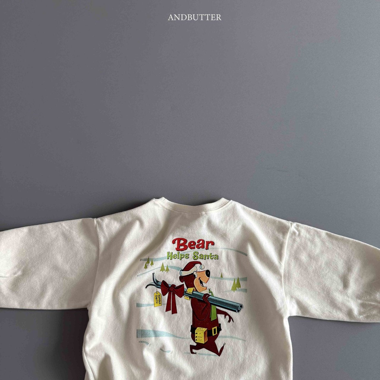《予約》Santa Bear Tee / andbutter
