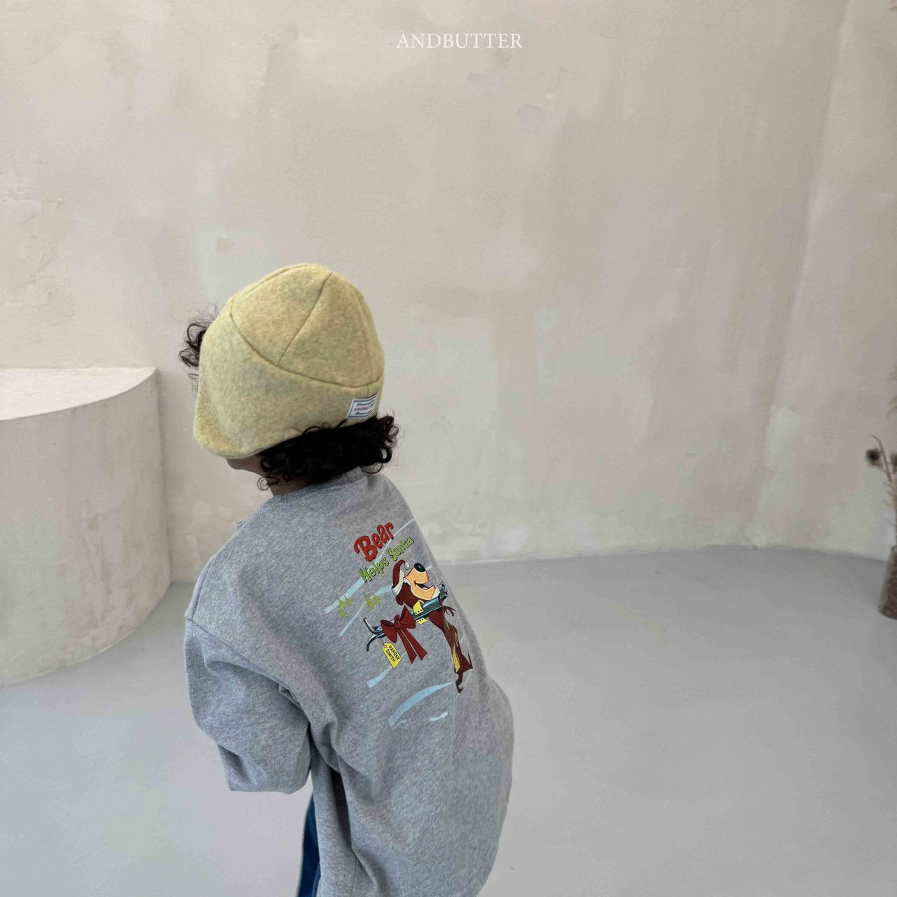 《予約》Santa Bear Tee / andbutter