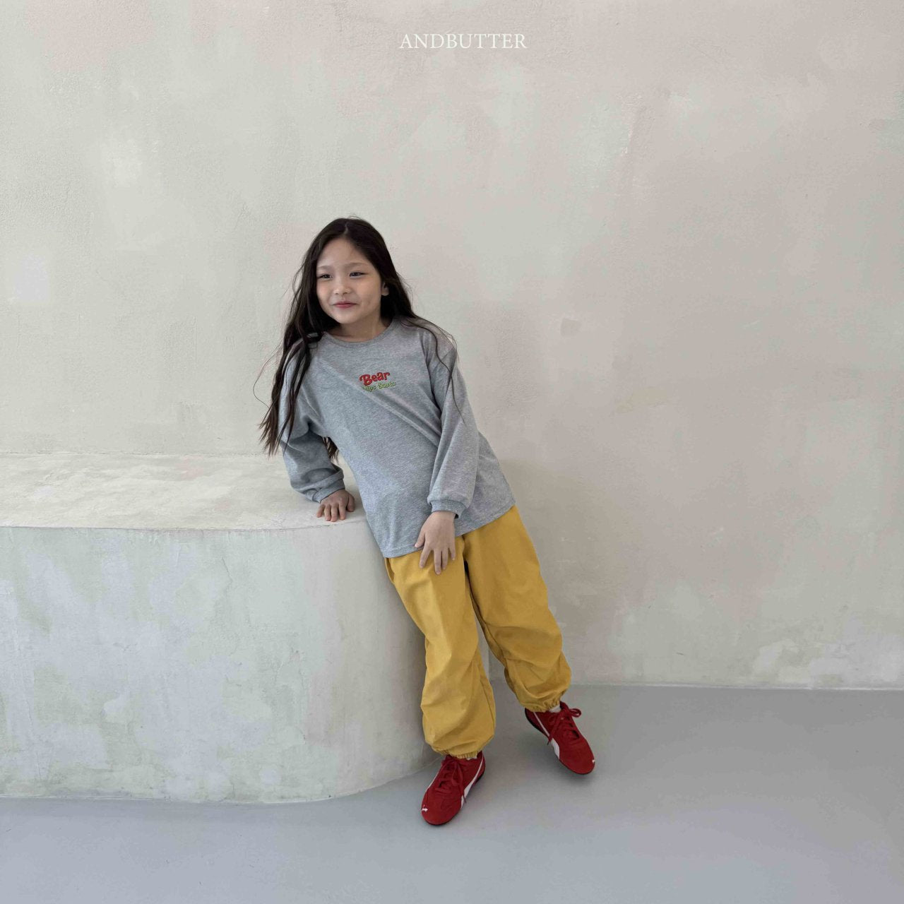 《予約》Santa Bear Tee / andbutter