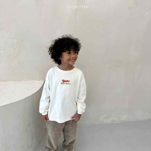 《予約》Santa Bear Tee / andbutter