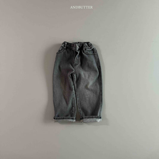 《予約》Ribby Black Panst / andbutter