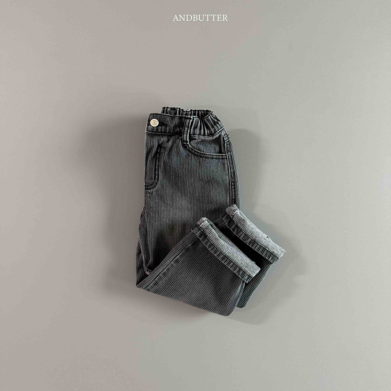 《予約》Ribby Black Panst / andbutter