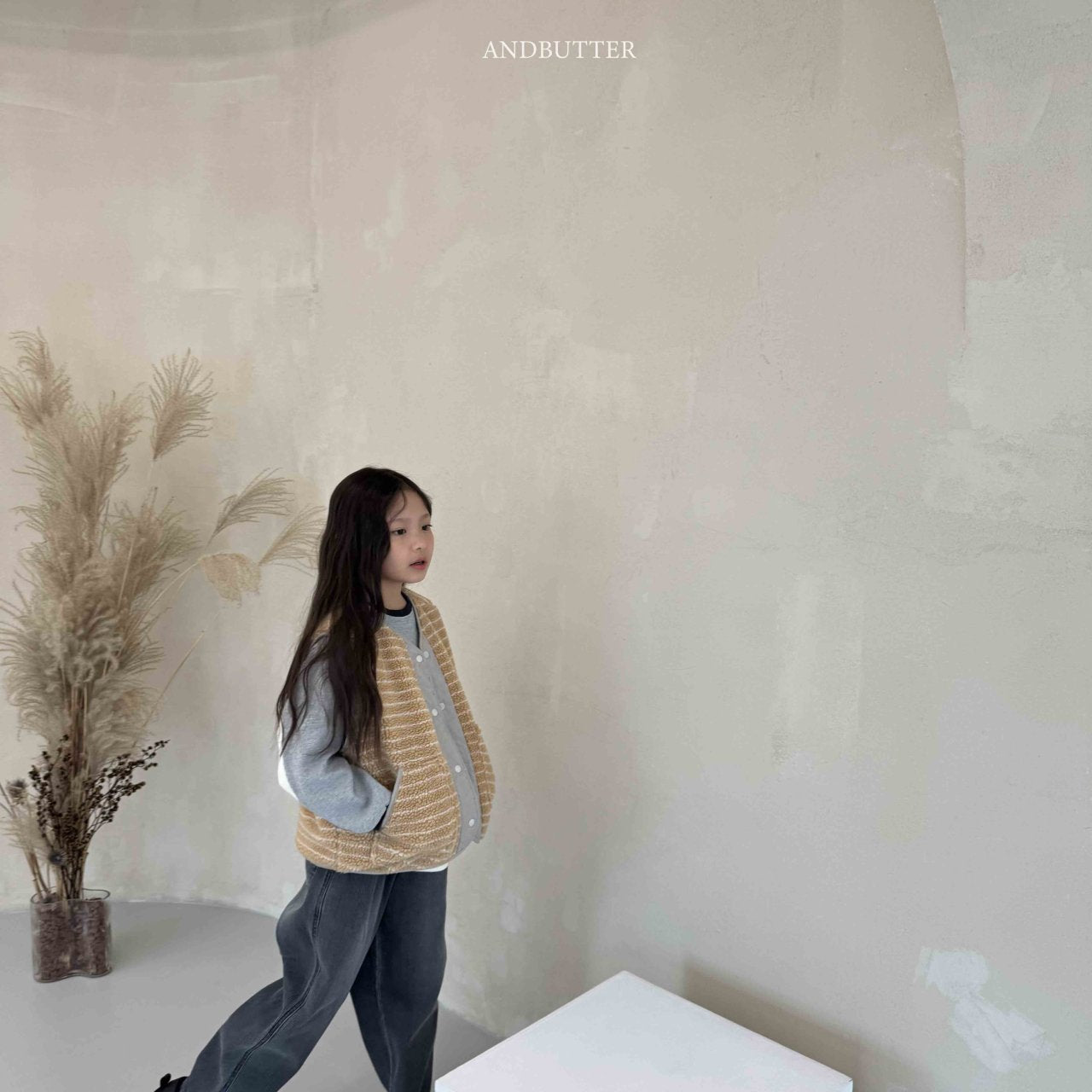 《予約》Ribby Black Panst / andbutter