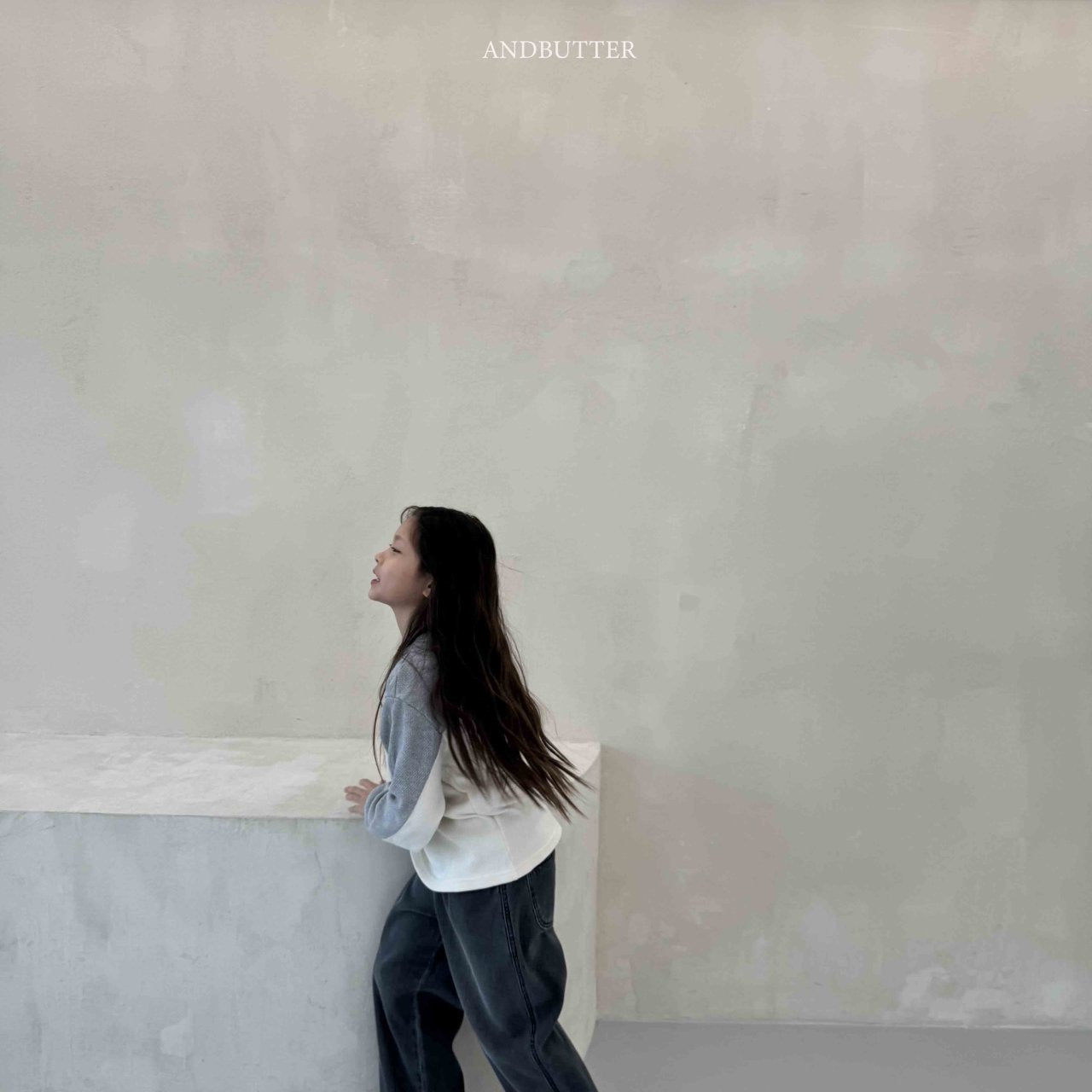 《予約》Ribby Black Panst / andbutter