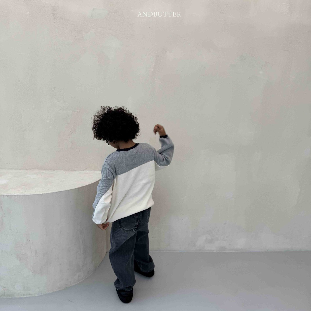 《予約》Ribby Black Panst / andbutter