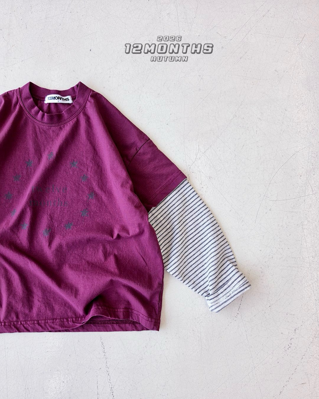 《予約》layered Tee / 12months