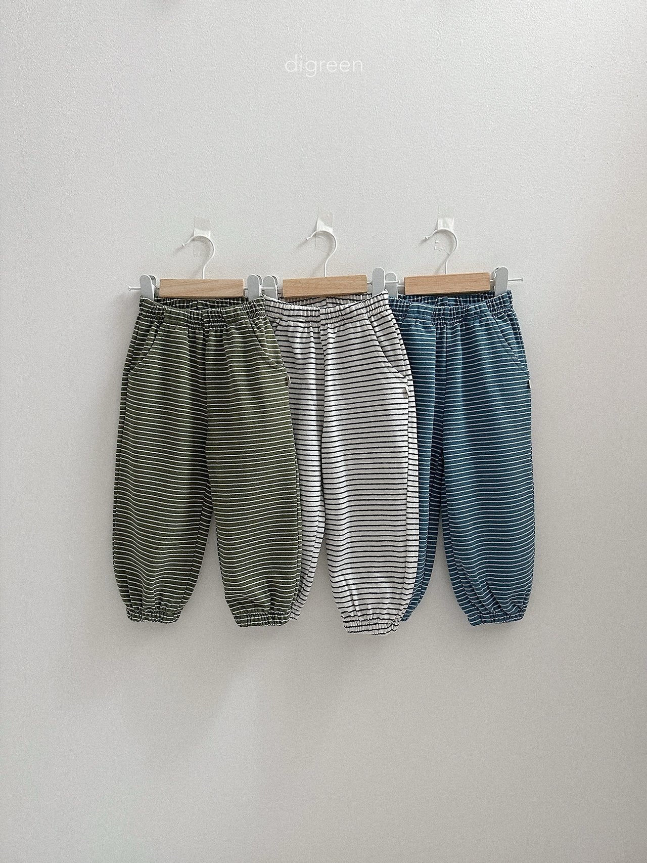 《予約》Stripe Jogger Pants / digreen