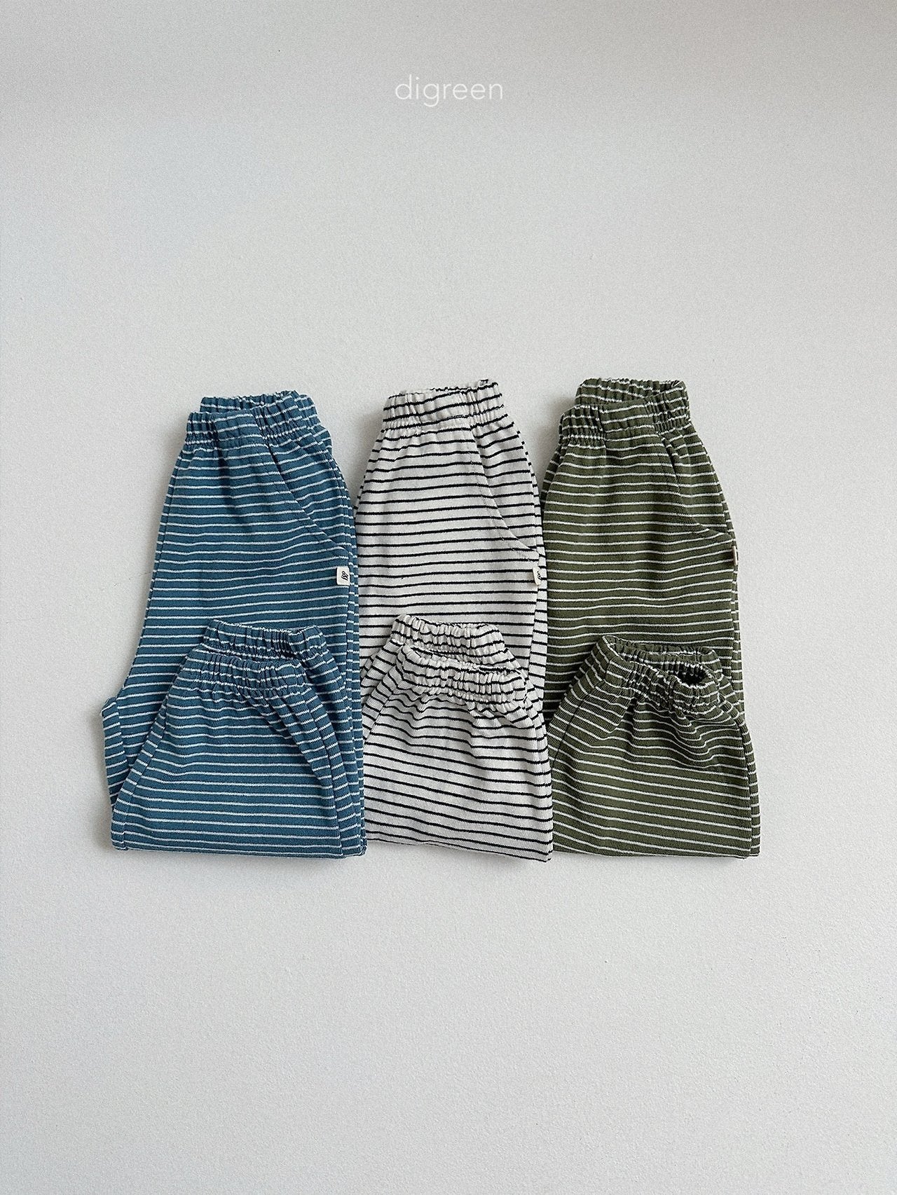 《予約》Stripe Jogger Pants / digreen