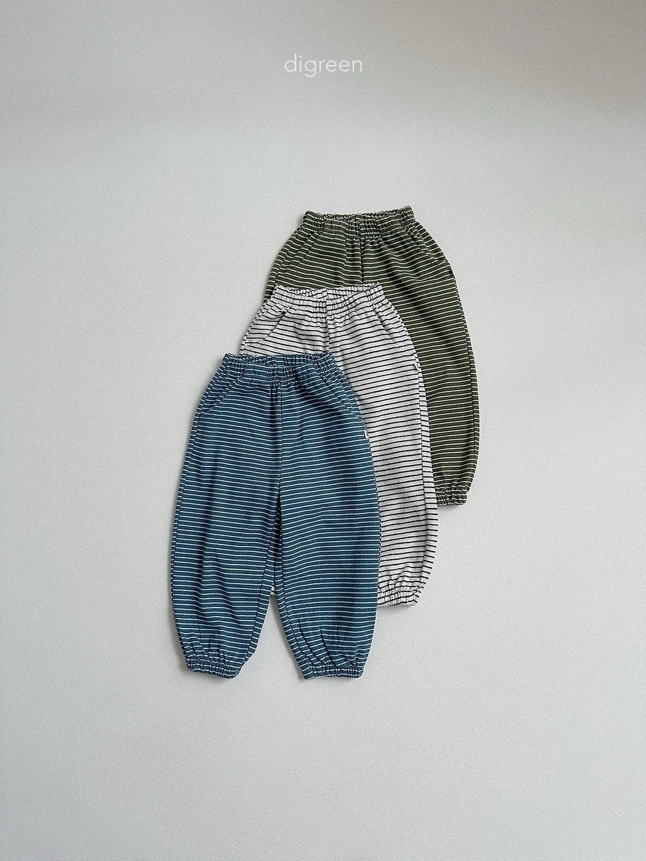 《予約》Stripe Jogger Pants / digreen