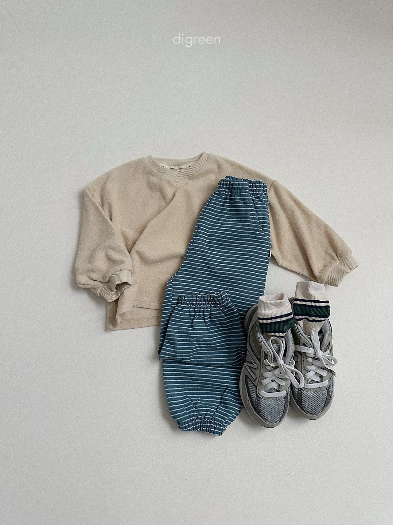 《予約》Stripe Jogger Pants / digreen