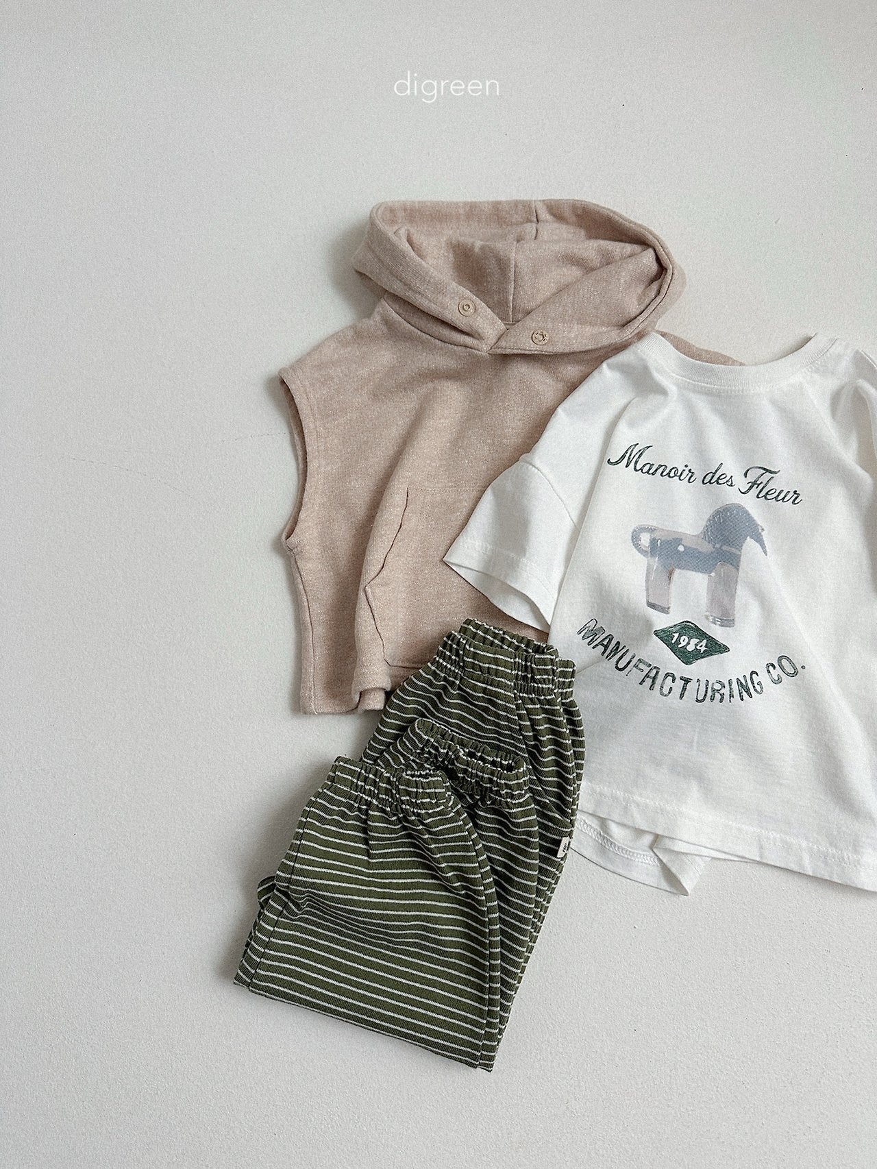《予約》Stripe Jogger Pants / digreen