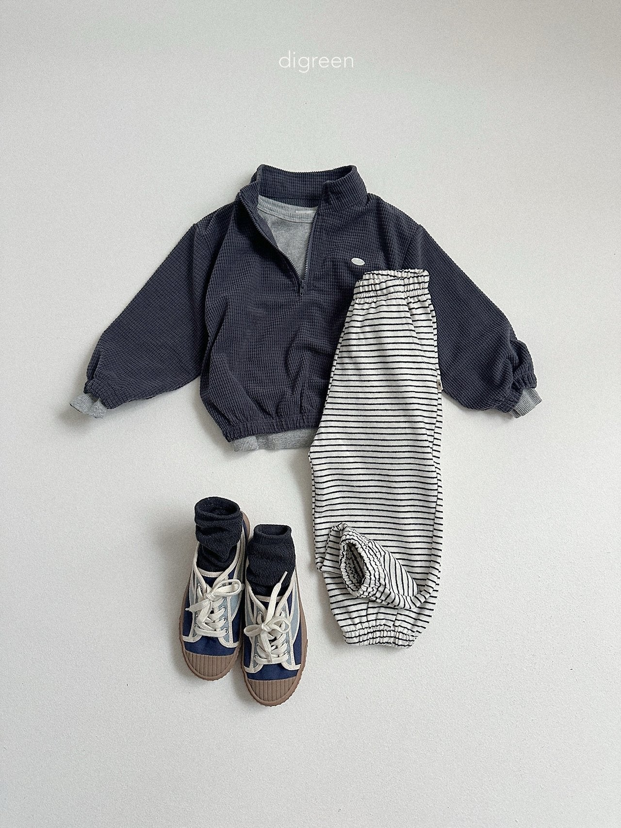 《予約》Stripe Jogger Pants / digreen