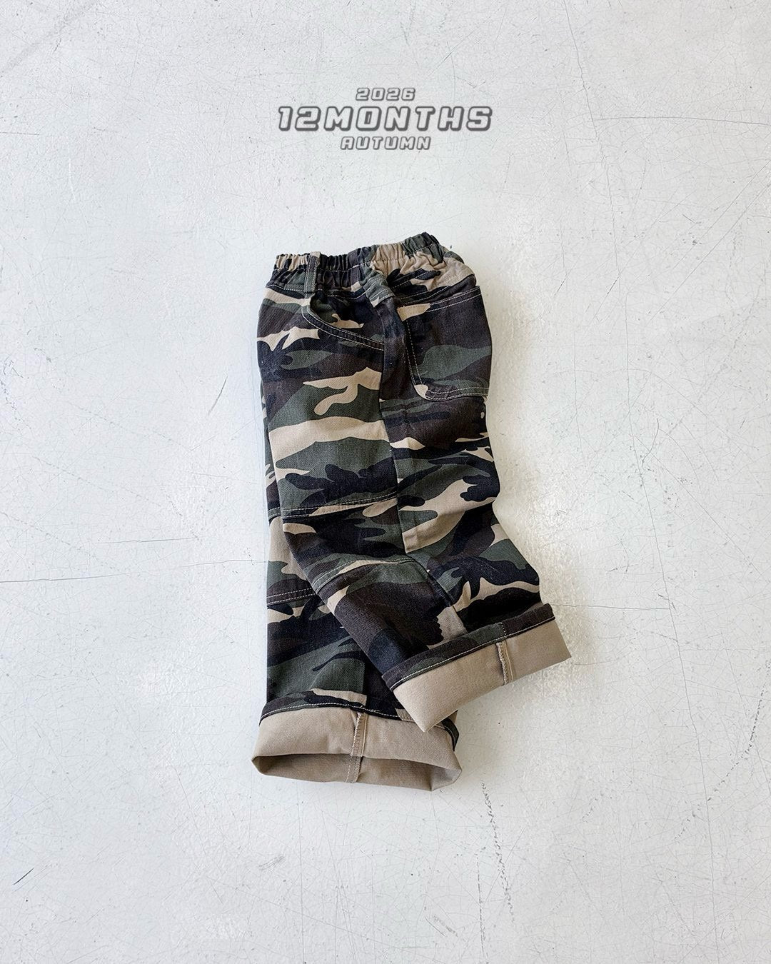 《予約》Cut Camo Pants / 12months