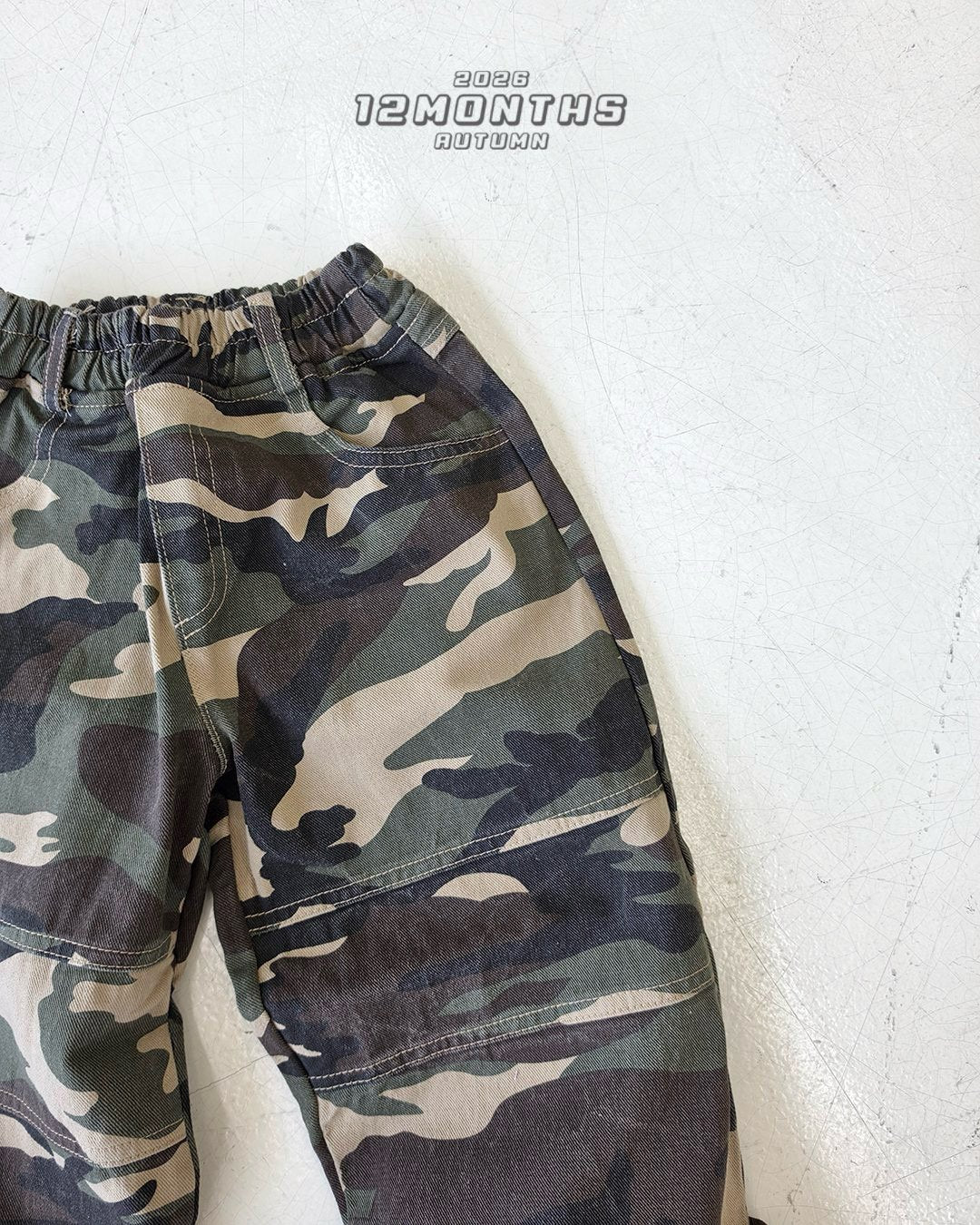 《予約》Cut Camo Pants / 12months