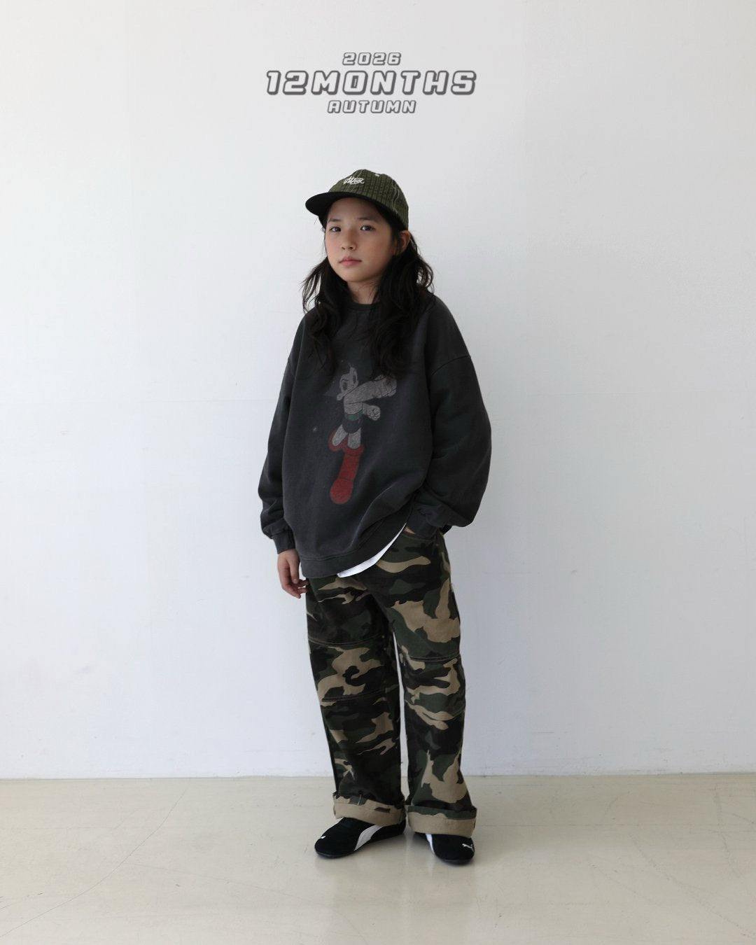 《予約》Cut Camo Pants / 12months