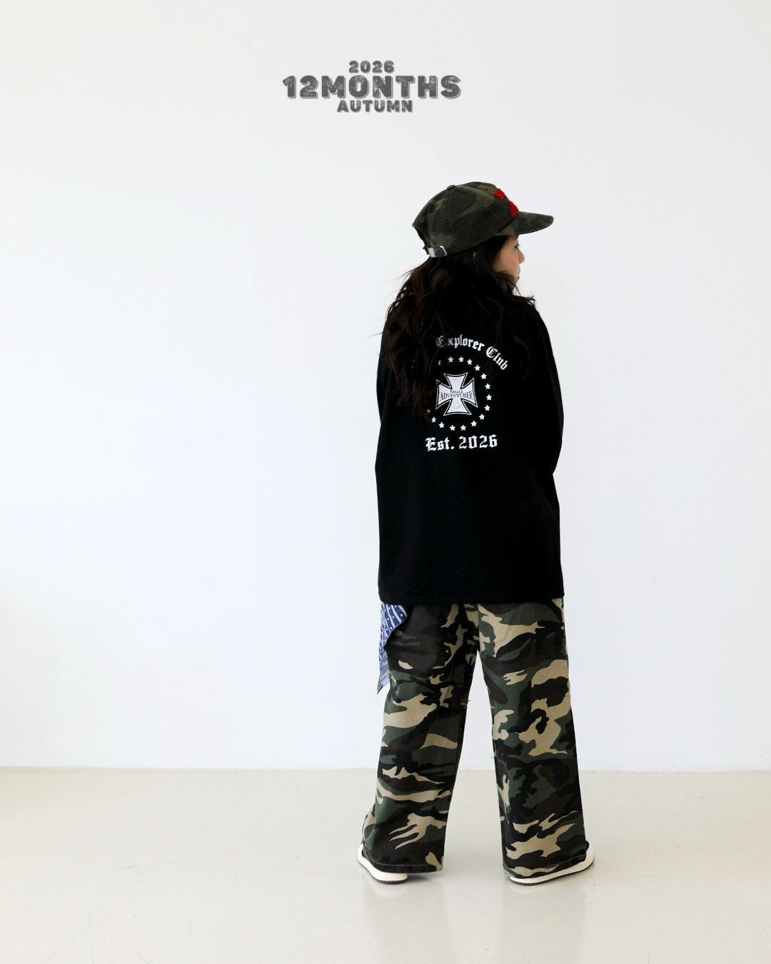 《予約》Cut Camo Pants / 12months