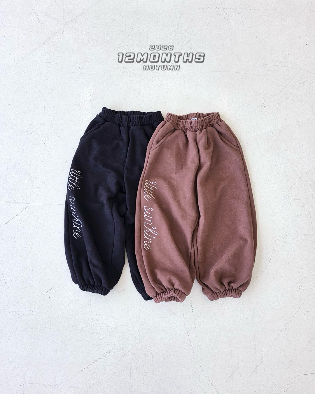 《予約》Embroidery Jogger Pants / 12months