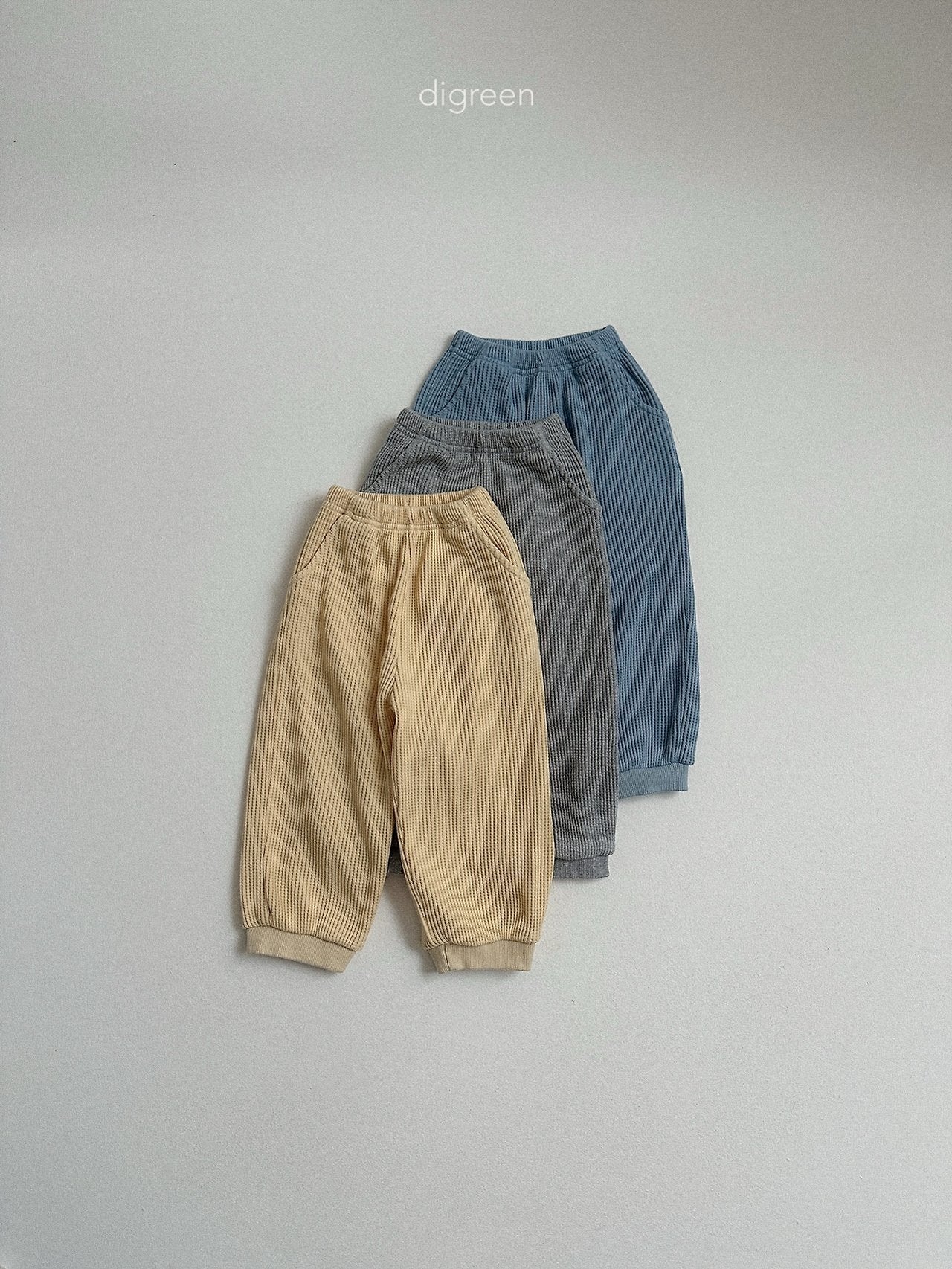 《予約》Flat Waffle Pants / digreen