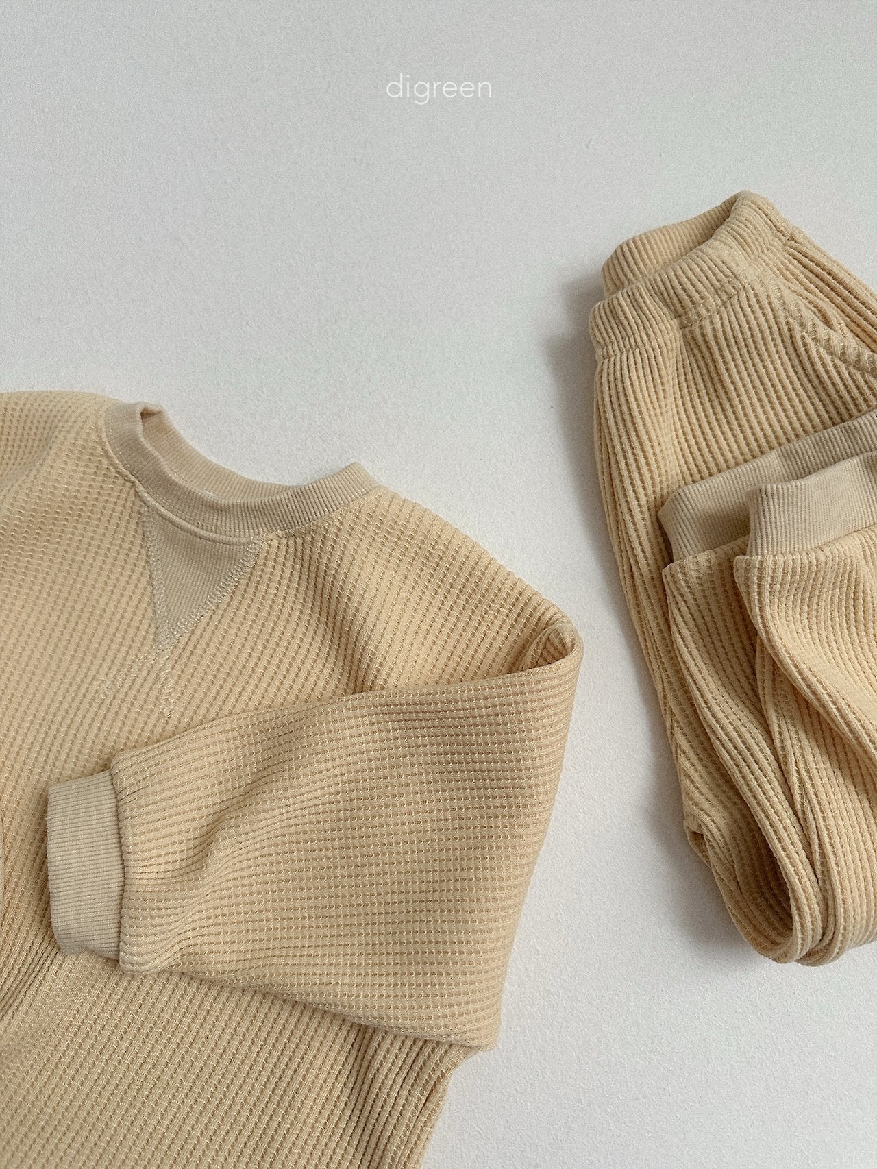 《予約》Flat Waffle Pants / digreen