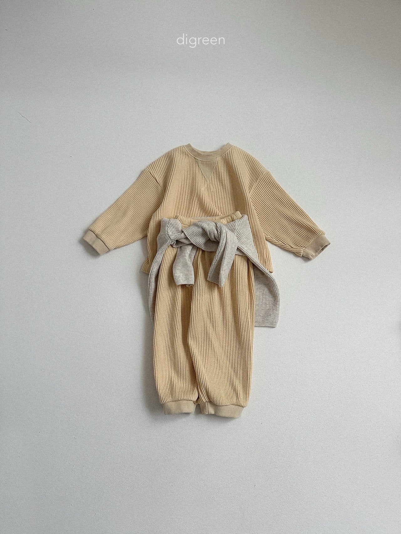 《予約》Flat Waffle Pants / digreen
