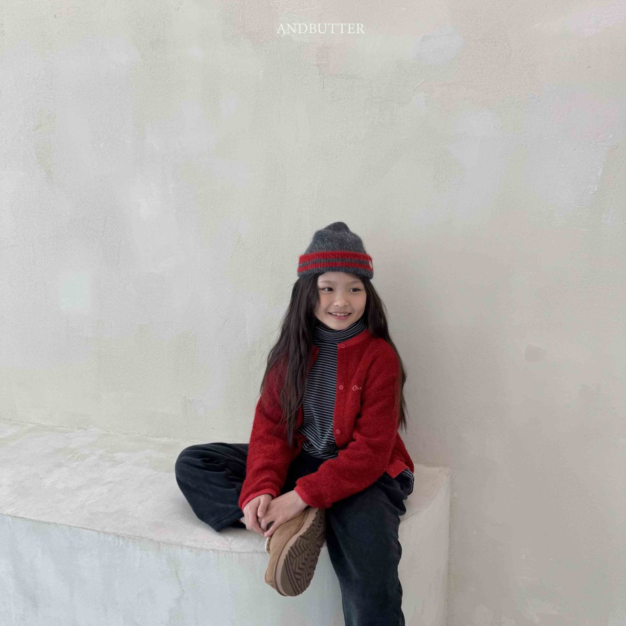 《予約》Creamy Cardigan / andbutter