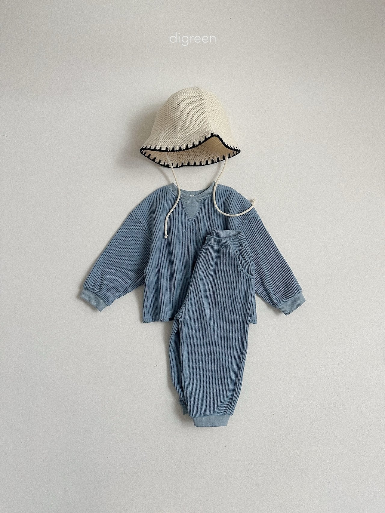 《予約》Flat Waffle Pants / digreen