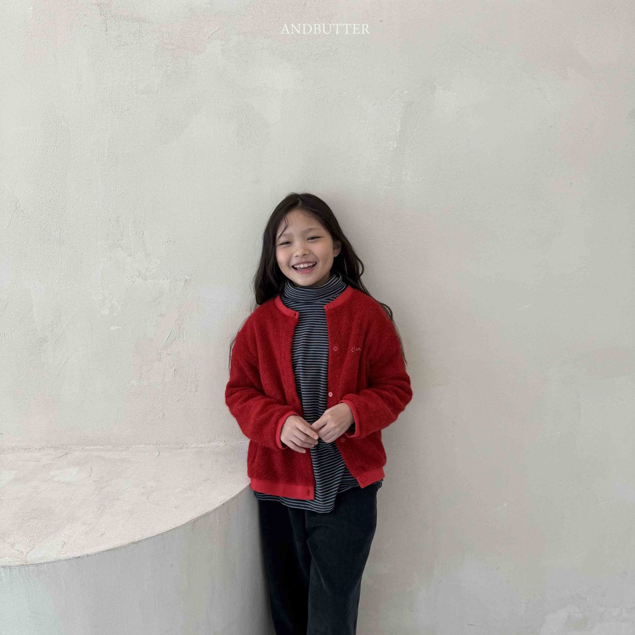 《予約》Creamy Cardigan / andbutter