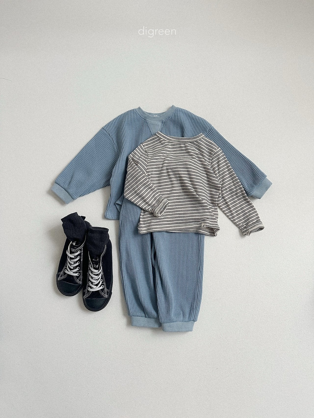 《予約》Flat Waffle Pants / digreen