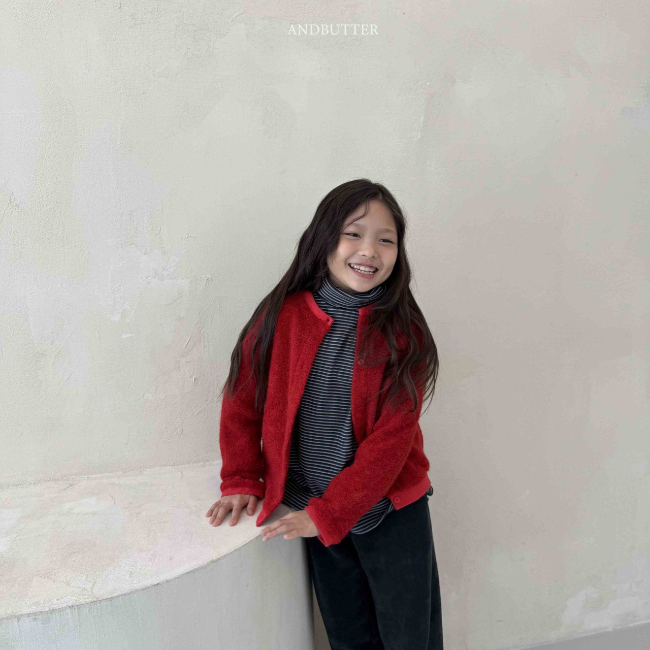 《予約》Creamy Cardigan / andbutter