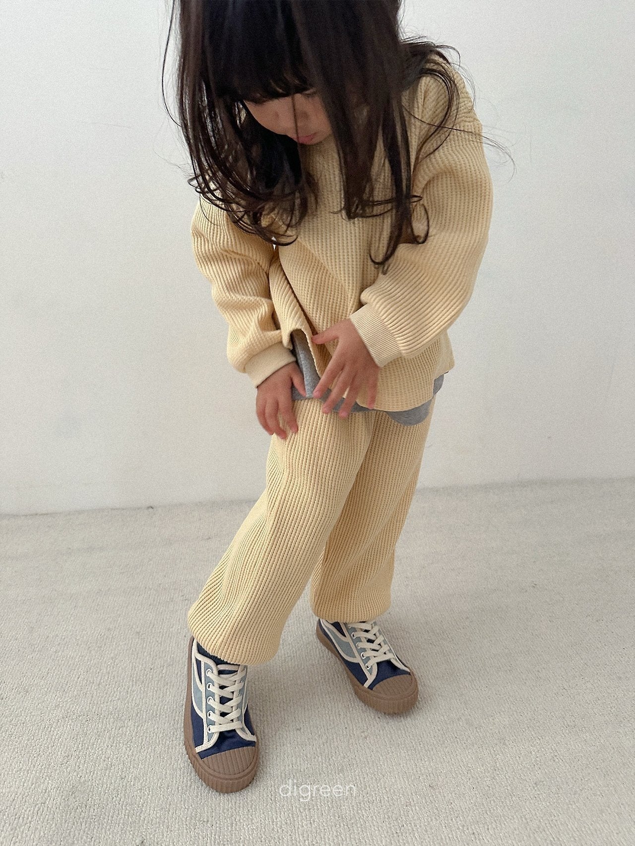 《予約》Flat Waffle Pants / digreen