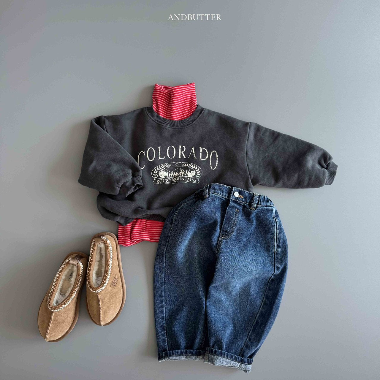 《予約》Modern Curved Denim / andbutter