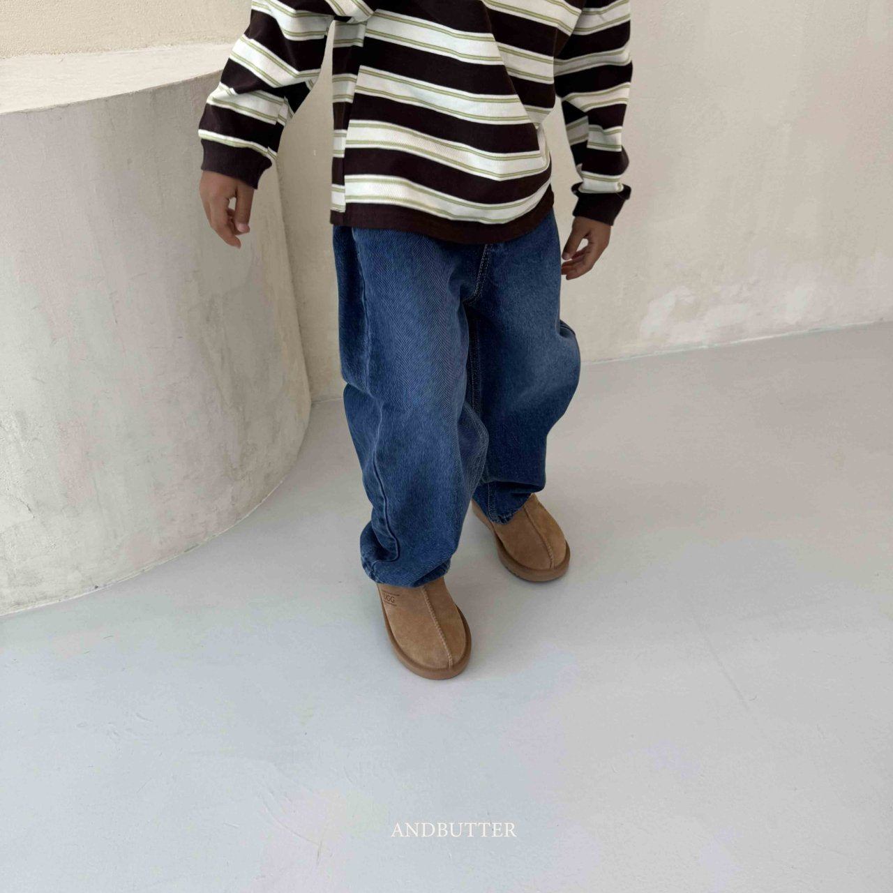 《予約》Modern Curved Denim / andbutter