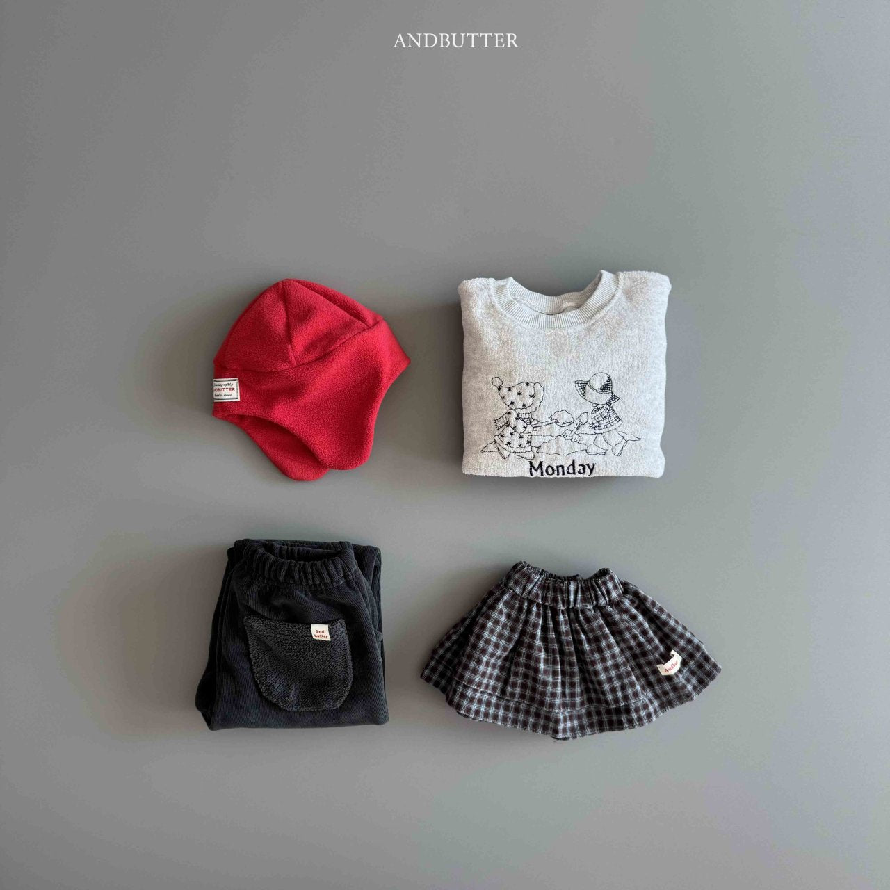 《予約》Snow Day Man to Man / andbutter