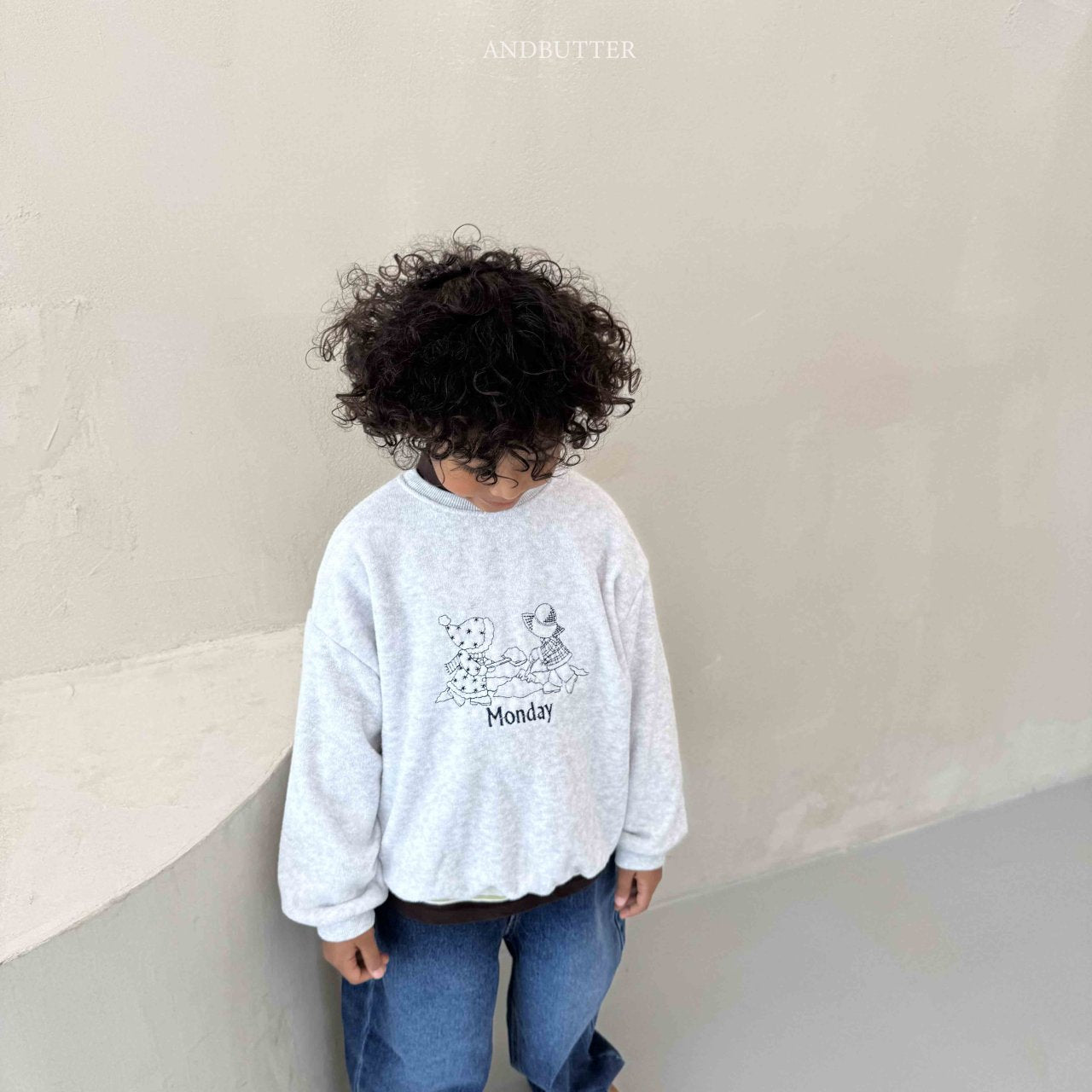 《予約》Snow Day Man to Man / andbutter