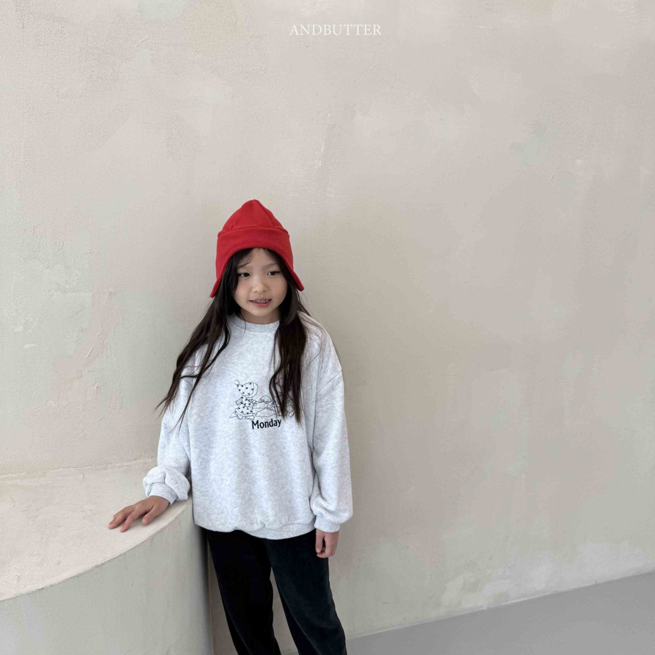 《予約》Snow Day Man to Man / andbutter